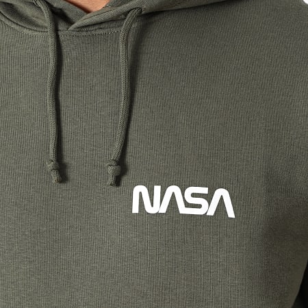 NASA - Pack De 2 Sudaderas Con Capucha Pecho Simple Negro Verde Caqui