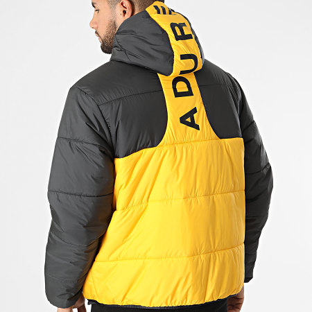 Doudoune Capuche Adventure Reversible H13573 Noir Jaune
