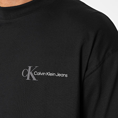 Calvin Klein - Tee Shirt Manches Longues Urban CK Graphic 9718 Noir