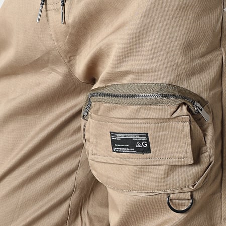 KZR - MK21002 Pantaloni cargo color cammello