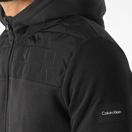 Calvin Klein - Technical 8049 Felpa con zip e cappuccio nero