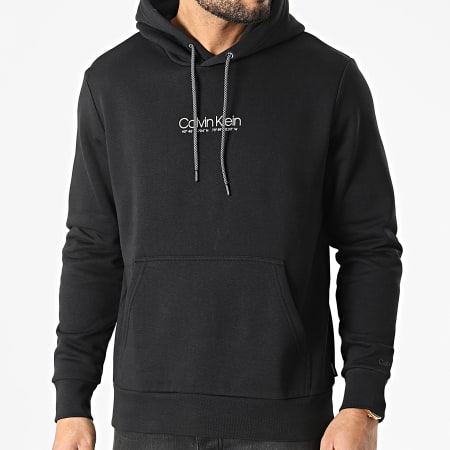 Calvin Klein - Sudadera con capucha Logo Coordinadas 8057 Negro