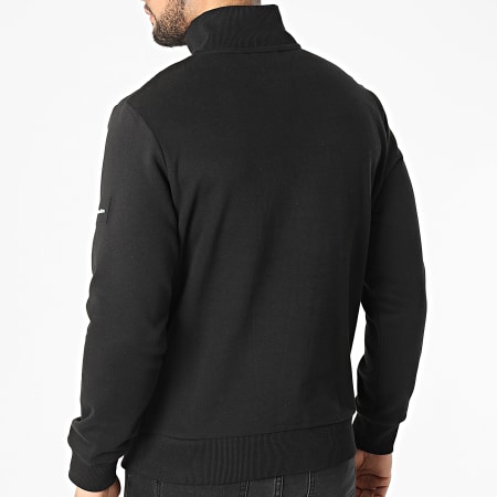Calvin Klein - Felpa tecnica 8063 con collo a zip, nero