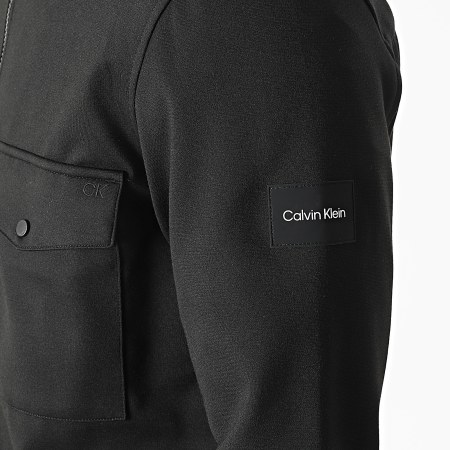 Calvin Klein - Punto Milano 8157 Giacca con zip nera