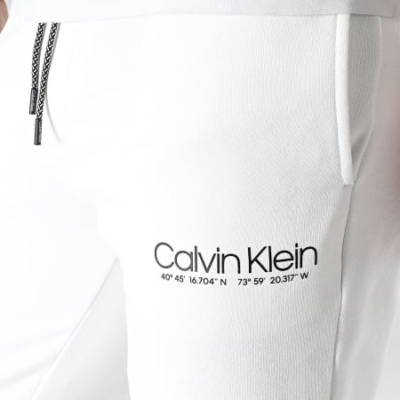 Calvin Klein - Pantalon Jogging Coordinates Logo 8945 Blanc