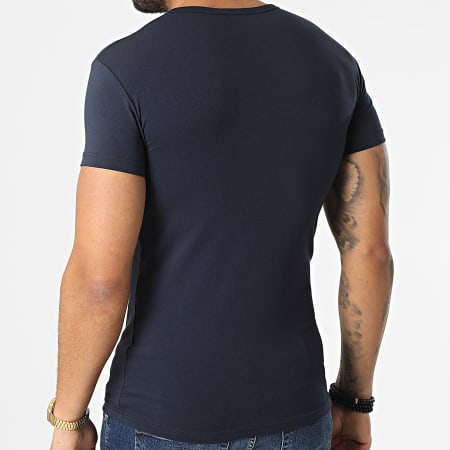 Emporio Armani - Lot De 2 Tee Shirts 111670-2R715 Bleu Marine Rouge