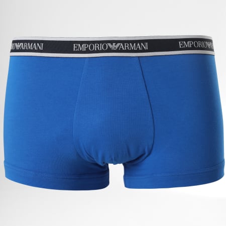 Emporio Armani - Lot De 3 Boxers 111357-2R717 Orange Rose Bleu Roi