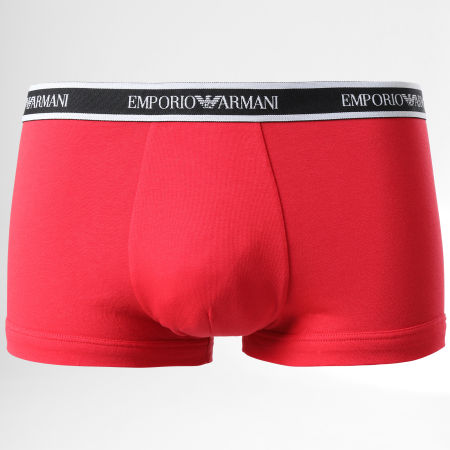 Emporio Armani - Confezione da 3 boxer 111357-2R717 nero rosso bianco