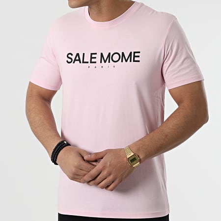 Sale Môme Paris - Tee Shirt Lapin Rose Noir