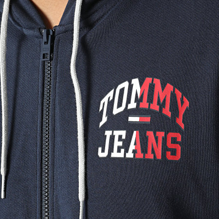 Tommy Jeans - Sweat Zippé Capuche Entry 2374 Bleu Marine