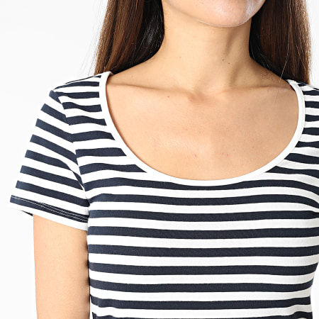 Vero Moda - T-shirt Sailor Sabbi Donna Blu Navy Bianco