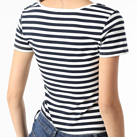 Vero Moda - T-shirt Sailor Sabbi Donna Blu Navy Bianco