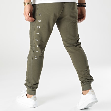 Tommy Hilfiger - Pantaloni da jogging Mono Design 2154 Verde Khaki