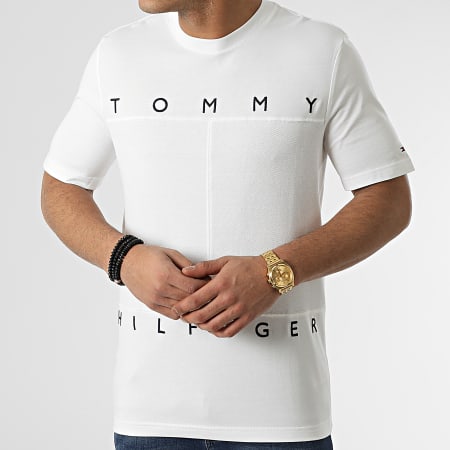 Tommy Hilfiger - Mono Flag Patchwork Tee Shirt 2169 Verde Khaki