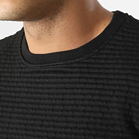 Uniplay - Tee Shirt Manches Longues Oversize UP-T897 Noir