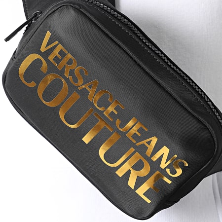 Versace Jeans Couture - Riñonera Logo Dorado 72YA4BF2 Oro Negro