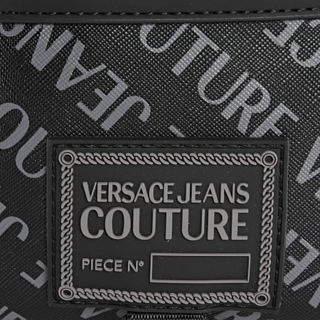 Versace Jeans Couture - Bolso con logo en toda la superficie 72YA4B44 Negro