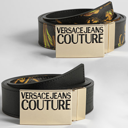 Versace Jeans Couture - Ceinture Réversible 72YA6F32 Noir Renaissance