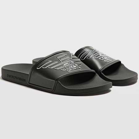 Emporio Armani - Pantofole XVPS01-XN129 Nero