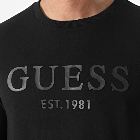 Guess - Tee Shirt Manches Longues M2RI01-J1311 Noir