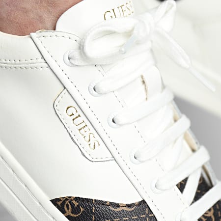 Guess - Sneakers FM5CERLEA12 Bianco Marrone Crema
