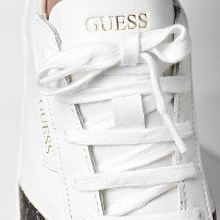 Guess - Sneakers FM5CERLEA12 Bianco Marrone Crema