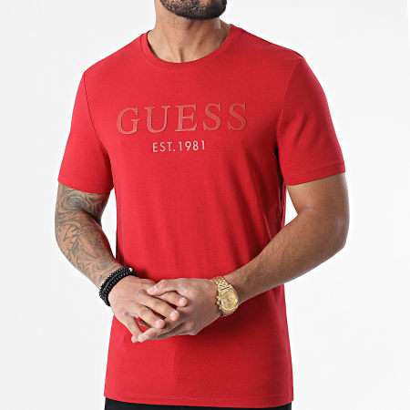 Guess - Tee Shirt M2RI29-J1311 Rouge