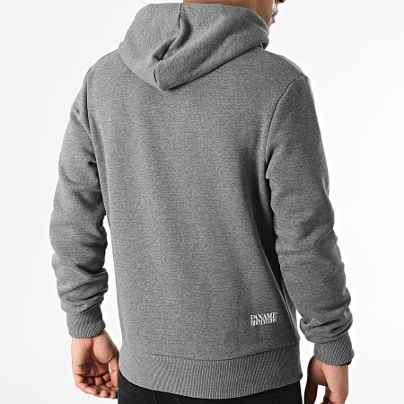 Paname Brothers - Sweat Capuche Sergio Gris Anthracite Chiné