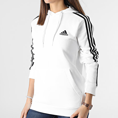Sweat Capuche Femme A Bandes GU2522 