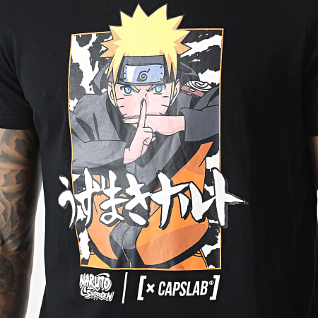 Capslab - Camiseta Naruto negra