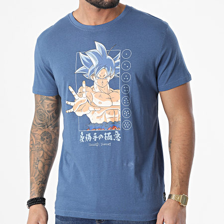 Capslab - Camiseta Goku ULT1 Azul Claro