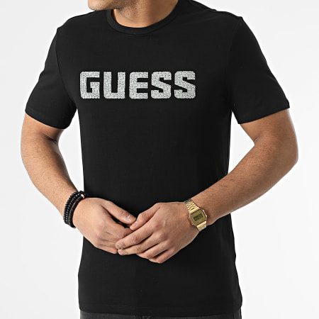 Guess - Camiseta M2RI17-J1311 Negra