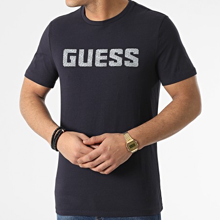 Guess - Camiseta M2RI17-J1311 Azul Marino