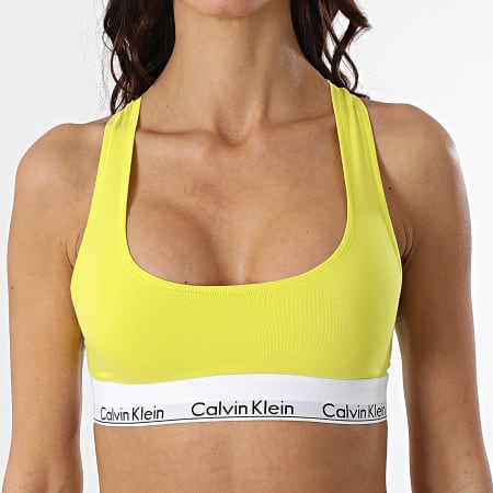 Calvin Klein - Sujetador Mujer Sin Forro F3785E Amarillo