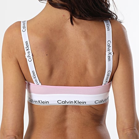 Calvin Klein - Sujetador Mujer Sin Forro QF6580E Rosa
