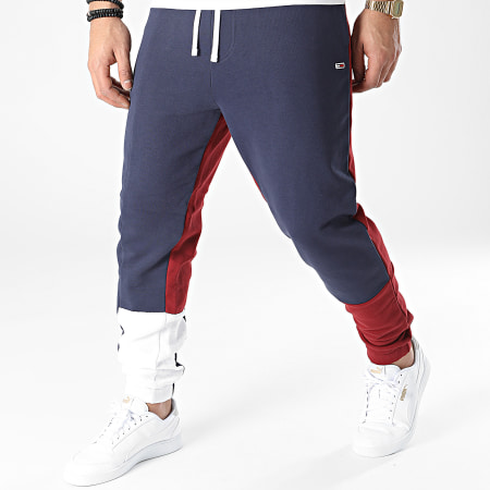Tommy Jeans - Pantalon Jogging Reverse Colorblock 2287 Bleu Marine