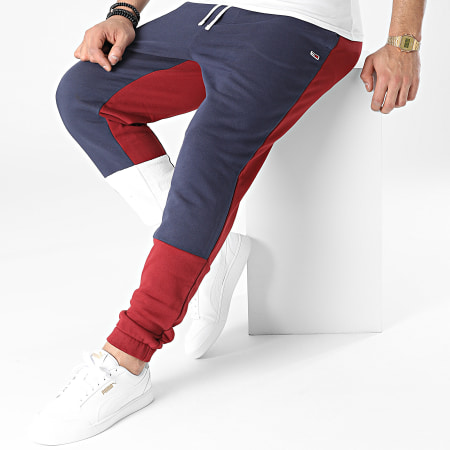 Tommy Jeans - Pantalon Jogging Reverse Colorblock 2287 Bleu Marine