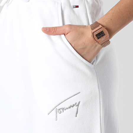 Tommy Jeans - Pantalon Jogging Signature 1886 Blanc
