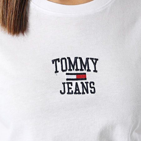 Tommy Jeans - Tee Shirt Femme College 2040 Blanc