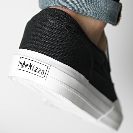 Adidas Originals - Zapatillas Nizza RF SlipOn S23722 Core Black Cloud White