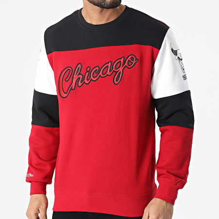 Mitchell And Ness - Sweat Crewneck Overtime Chicago Bulls Rouge