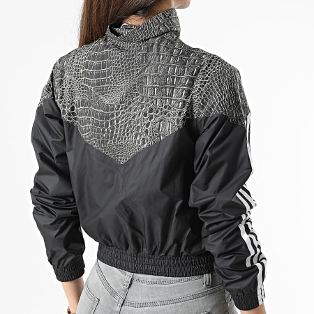 Adidas Originals - Giacca con zip nera da donna H20428