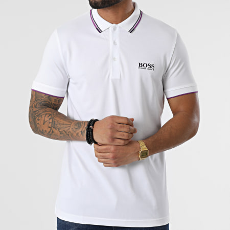 BOSS - Polo Manches Courtes Paddy Pro 50430796 Blanc