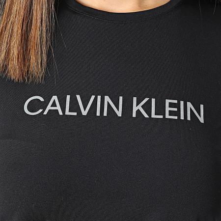 Calvin Klein - Maglietta da donna GWF1K140 Nero Riflettente