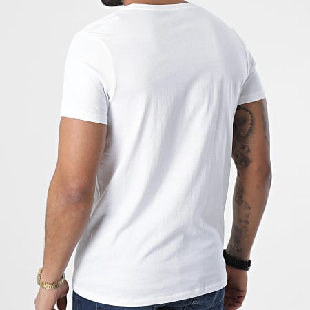 Diesel - Pack De 2 Camisetas Cuello V A05428-0LDAS Blancas
