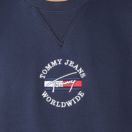 Tommy Jeans - Sweat Crewneck Timeless Tommy 2 2381 Bleu Marine