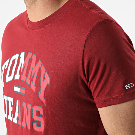 Tommy Jeans - Tee Shirt Entry Collegiate 2421 Bordeaux