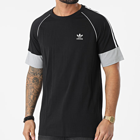 Adidas Originals - SST HC2088 Maglietta nera a righe