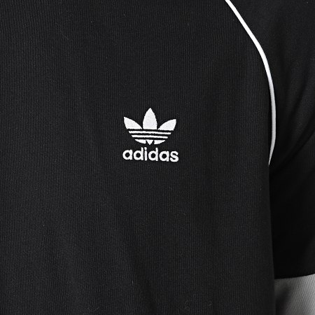 Adidas Originals - Camiseta Con Rayas SST HC2088 Negro