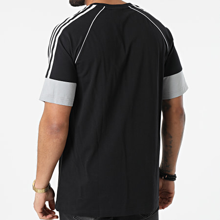 Adidas Originals - SST HC2088 Maglietta nera a righe